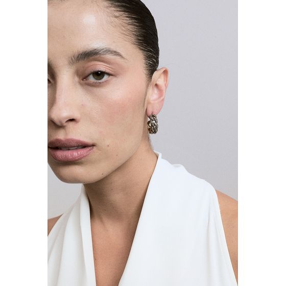 Brinco Argola Midi Light Grume Classics Ouro Vintage